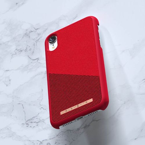 Nordic Elements Saeson Freja - Materiałowe etui iPhone XR (Red) na Arena.pl