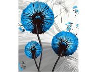 60CM 50CM OBRAZ ŚCIENNY DMUCHAWCE NIEBIESKIM DRUK PŁÓTNO