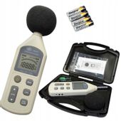 MIERNIK POZIOMU NATĘŻENIA DŹWIĘKU SONOMETR DECYBELOMIERZ CE 30dBA-130dBA