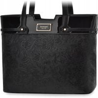 Monnari Torba Ze Zdobieniem Torebka Shopper Duża Sztywna Aktówka Kwiaty