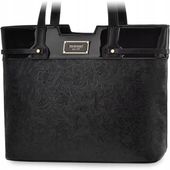 Monnari Torba Ze Zdobieniem Torebka Shopper Duża Sztywna Aktówka Kwiaty