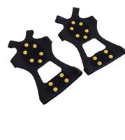 raczki na buty 10 zębów rozmiar 24,5cm czarne