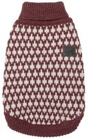 UNIQ PETS Sweter dla psa wełniany z kołnierzem burgund 25x23x34 cm