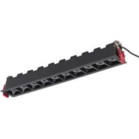 Lampa sufitowa Midi 10066 LED 40W wpuszczana czarna