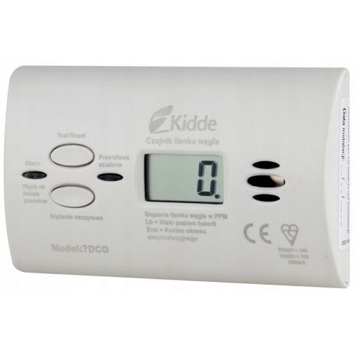 CZUJNIK CZADU DETEKTOR TLENKU WĘGLA CO LCD na Arena.pl
