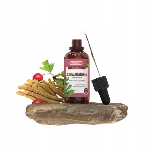 Encann Ashwagandha (Witania Ospała) silny polski ekstrakt w kroplach 50ml na Arena.pl
