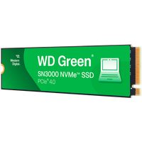 wd ssd green sn3000 nvme (m.2 2280, 2tb, pcie gen4x4) bulk pack (216 units)