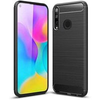 Pancerne etui Back Case Carbon do Huawei P40 Lite E czarny