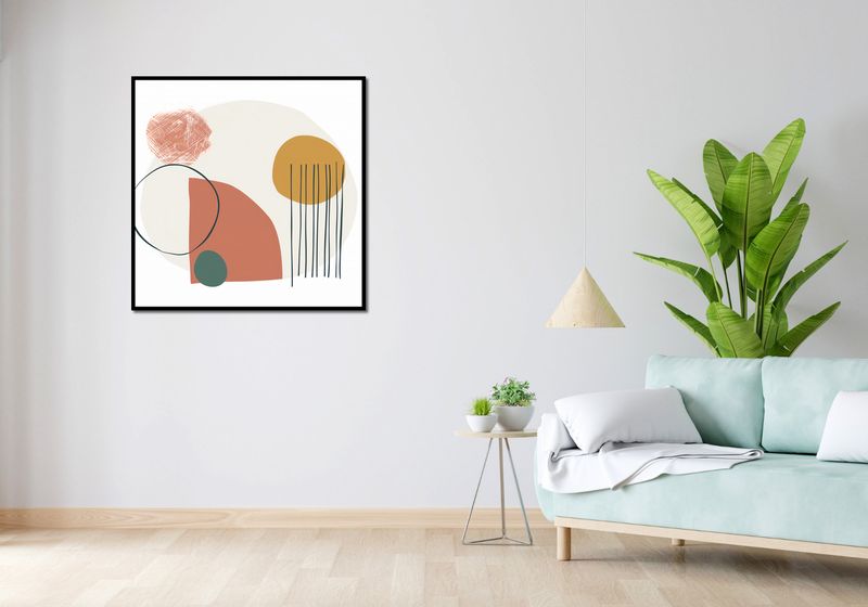 Plakat 90x90cm Widok nad Horyzontem zdjęcie 4