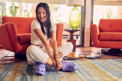 Damskie Buty Chodaki Platforma Crocs Classic Crush 207521 Clog 39-40 na Arena.pl