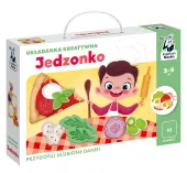 Jedzonko. Układanka kreatywna. Kapitan Nauka