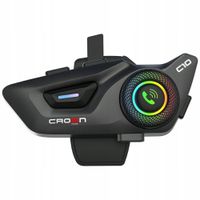 Interkom motocyklowy Crown C10 Bluetooth 5.3 czarny