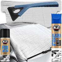 OSŁONA MATA ANTYSZRONOWA 100x200 SKROBACZKA DO SZYB LODU ANTYPARA ODMRAŻACZ