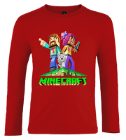 Koszulka z dł.rękaw. Minecraft