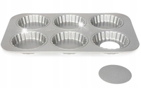 Patisse Mini forma na 6 tartletek 10cm SILVERTOP