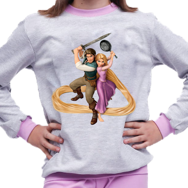 Piżama dziecięca Zaplątani - Tangled zdjęcie 1