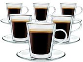 Szklanki Termiczne do Kawy Herbaty Lungo 220ml 6 sztuk