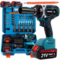Klucz udarowy Minexo akumulatorowy 21 V 400 Nm 1/2'' silnik bezszczotkowy