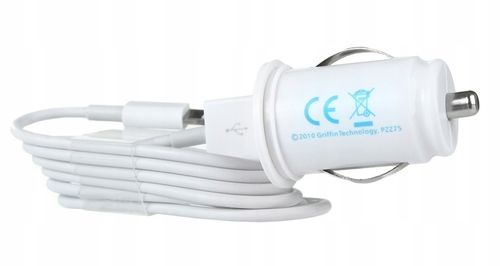 Ładowarka GRIFFIN Samochodowa + kabel do iPhone na Arena.pl