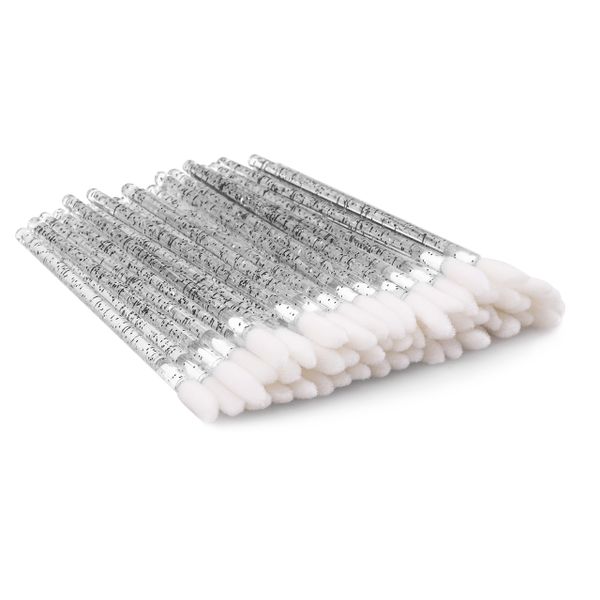 CLAVIER Aplikator do błyszczyka brokatowy czarno-biały - 50 sztuk zdjęcie 2