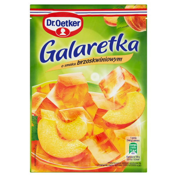DR OETKER GALARETKA BRZOSKWINIOWA 72G zdjęcie 1