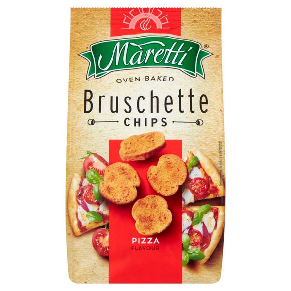 Maretti Pieczone krążki chlebowe o smaku pizzy 70 g zdjęcie 1