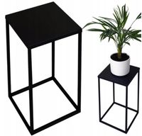 Nowoczesny Kwietnik Loft Czarny SIMPLE 12 031/K-12-1P-40C