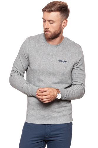 WRANGLER LOGO CREW GREY MARL W6582HYVB M na Arena.pl