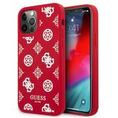 Etui Guess do iPhone 12 Pro Max, Czerwony