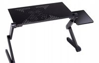 STOLIK pod LAPTOPA składany + WENTYLATOR USB biurk