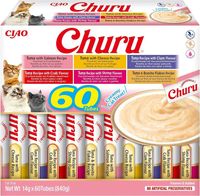 Przysmak dla kota INABA CAT CHURU VARIETIES TUNA 60x14g