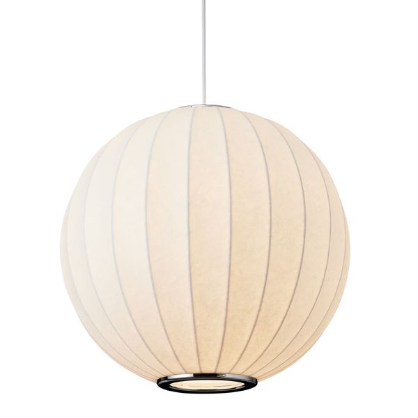 Lampa wisząca SILK biała 40 cm zdjęcie 6