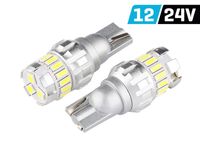 Żarówka VISION W5W (T10) 12/24V 15x 3014 + 3x 3030 SMD LED, nonpolar