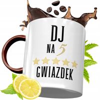 Kubek Bordowy Dla Dja Na Urodziny Prezent Z Nadrukiem Ze Zdjęciem