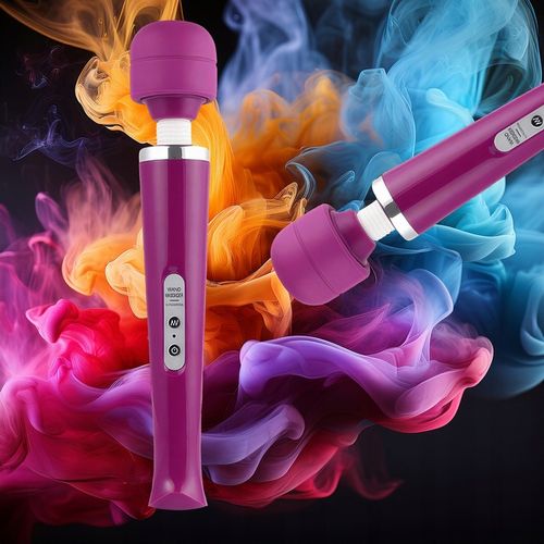 Masażer Łechtaczki Wand 10 Trybów Bezprzewodowy Silikonowy 34 Cm Wibrator na Arena.pl