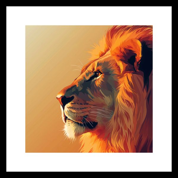 Plakat 30x30cm Król zdjęcie 3