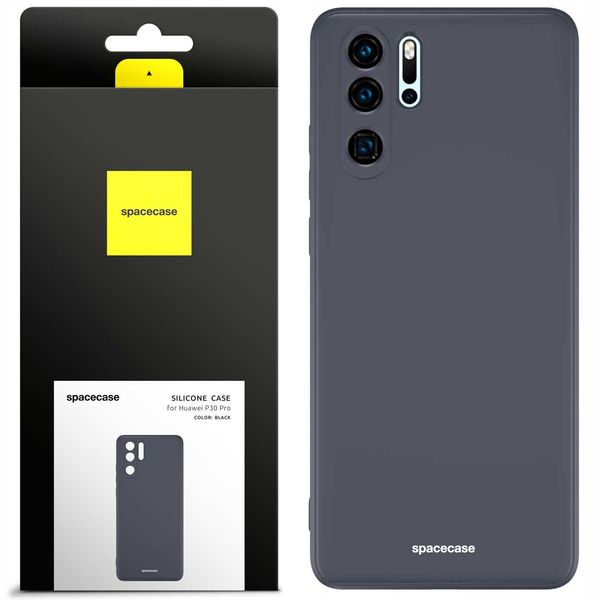 Spacecase Silicone Case Huawei P30 Pro Black zdjęcie 1