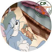 Opłatek na tort Tom i Jerry