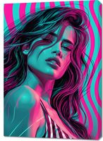 Obraz 70x100cm Neonowy Wzrok