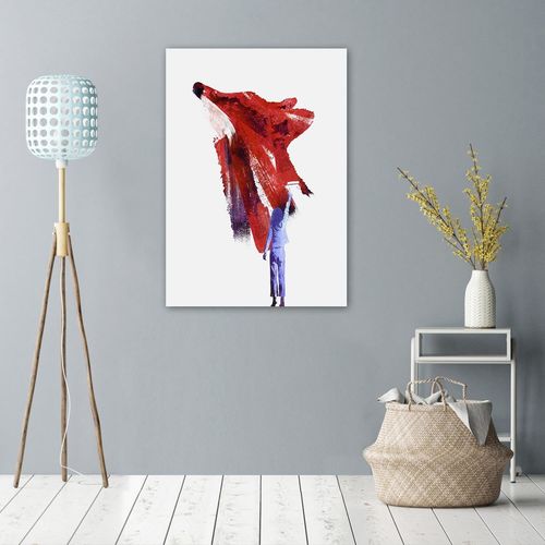 Obraz na płótnie - Canvas, Malowany lis 40x60 na Arena.pl