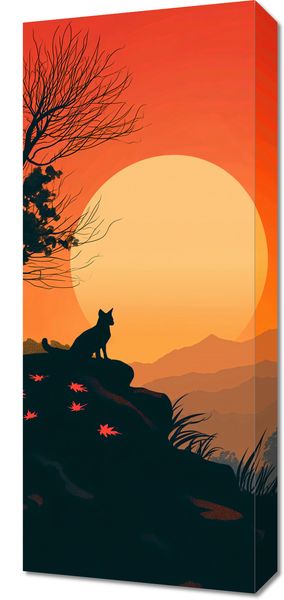 Obraz 30x70cm Kocie Wzgórze zdjęcie 1