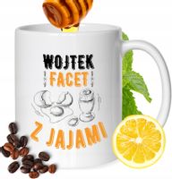 Kubek Dla Wojtka Kolegi Przyjaciela Męża Prezent Z Nadrukiem Biały 330Ml