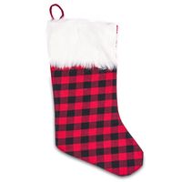 Duża skarpeta świąteczna na prezenty pod choinkę