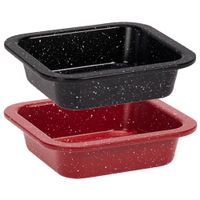 Forma do pieczenia granitowa 12x12 cm 2 szt.