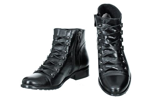 JESIENNE BOTKI SKÓRZANE - 37 na Arena.pl