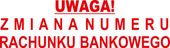PIECZĄTKA automatyczna samotuszująca ZMIANA NUMERU RACHUNKU BANKOWEGO