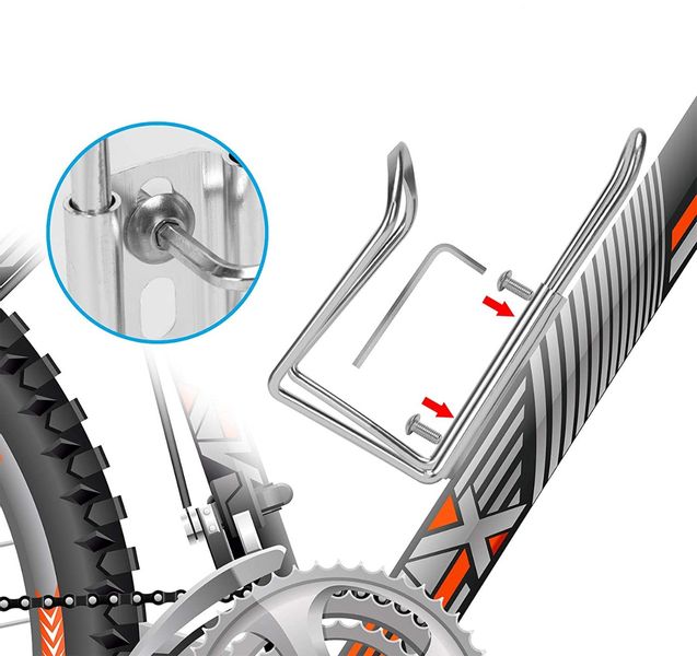 KOSZYK NA BIDON ROWEROWY UCHWYT ALUMINIOWY zdjęcie 7