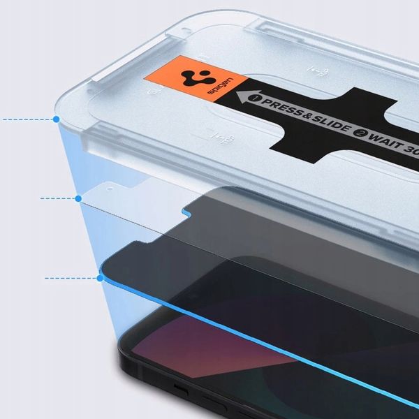 Szkło hartowane Spigen do iPhone 13 /Pro EZ PR 2P zdjęcie 5