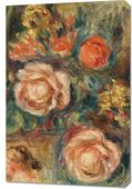 Obraz 60x90cm Bouquet of Roses, Pierre-Auguste Renoir