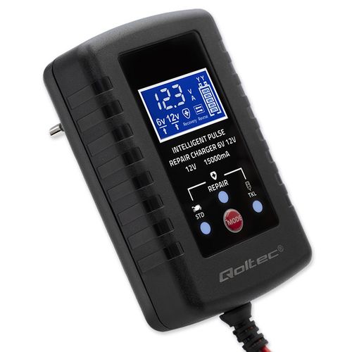 Qoltec Ładowarka AGM GEL STD 6/12V 2A LED Prostownik na Arena.pl